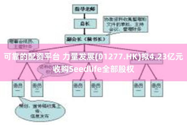 可靠的配资平台 力量发展(01277.HK)拟4.23亿元收购Seedlife全部股权